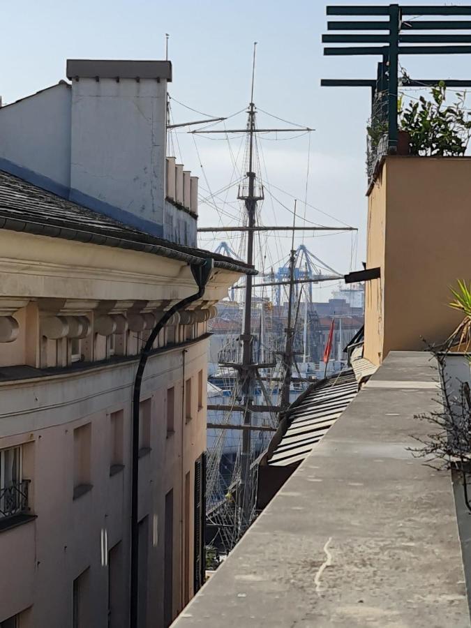 Doge Cambiaso- Davanti All'Acquario - Grande Terrazza Privata - Palazzo Nobiliare Storico Genova Kültér fotó