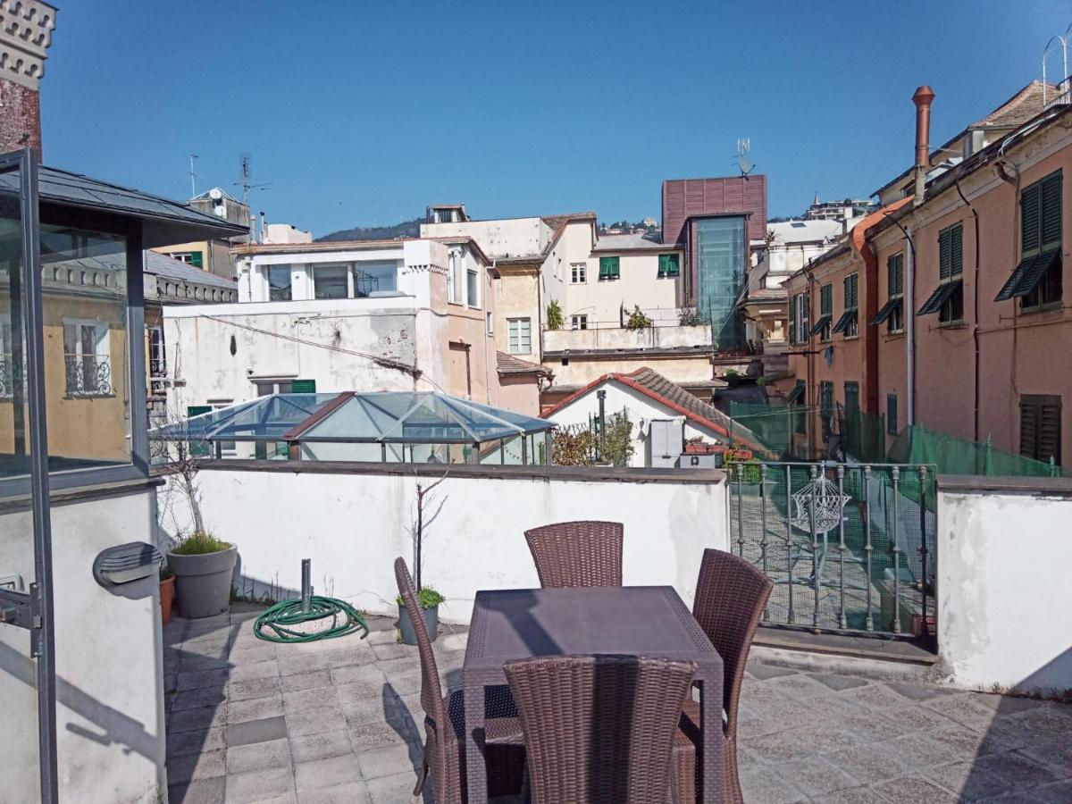 Doge Cambiaso- Davanti All'Acquario - Grande Terrazza Privata - Palazzo Nobiliare Storico Genova Kültér fotó
